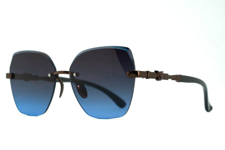 340. Celebrity Rimless diamond cut UV400 Retina protected cooling glass