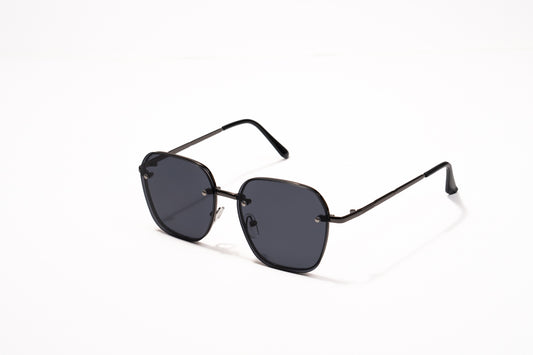 588. Celebrity metal body Rimless UV400 Retina protected cooling glass