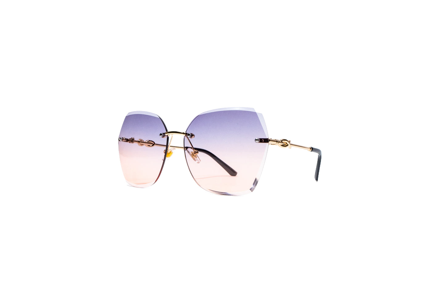 Q133C. Premium Rimless sunglass UV400 Retina protected cooling glass