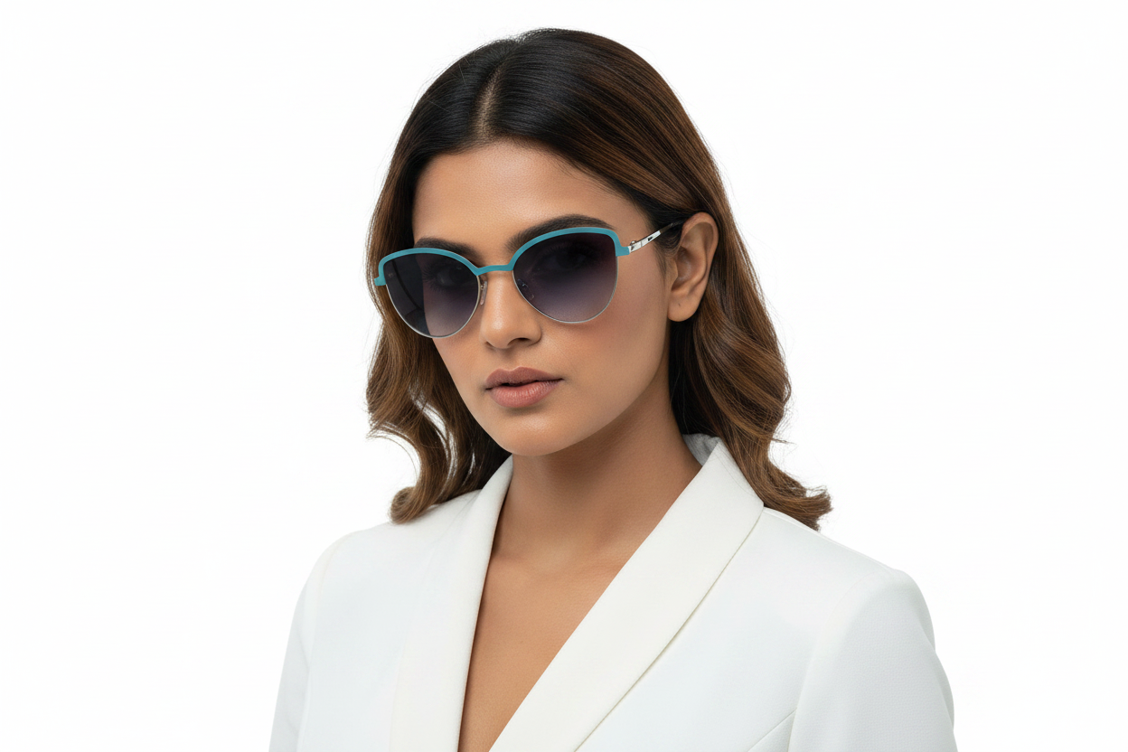 Q263. Exclusive metal sunglass UV400 Retina protected cooling glass