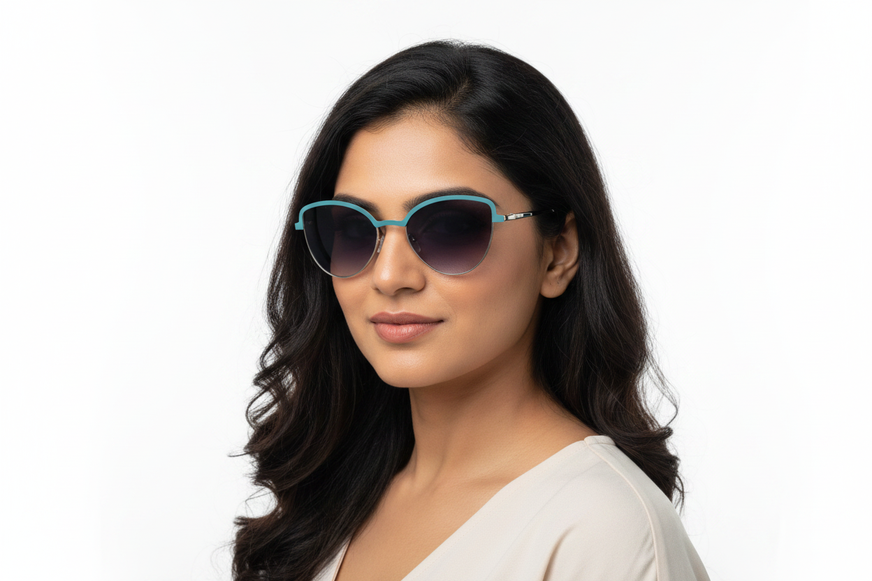Q263. Exclusive metal sunglass UV400 Retina protected cooling glass