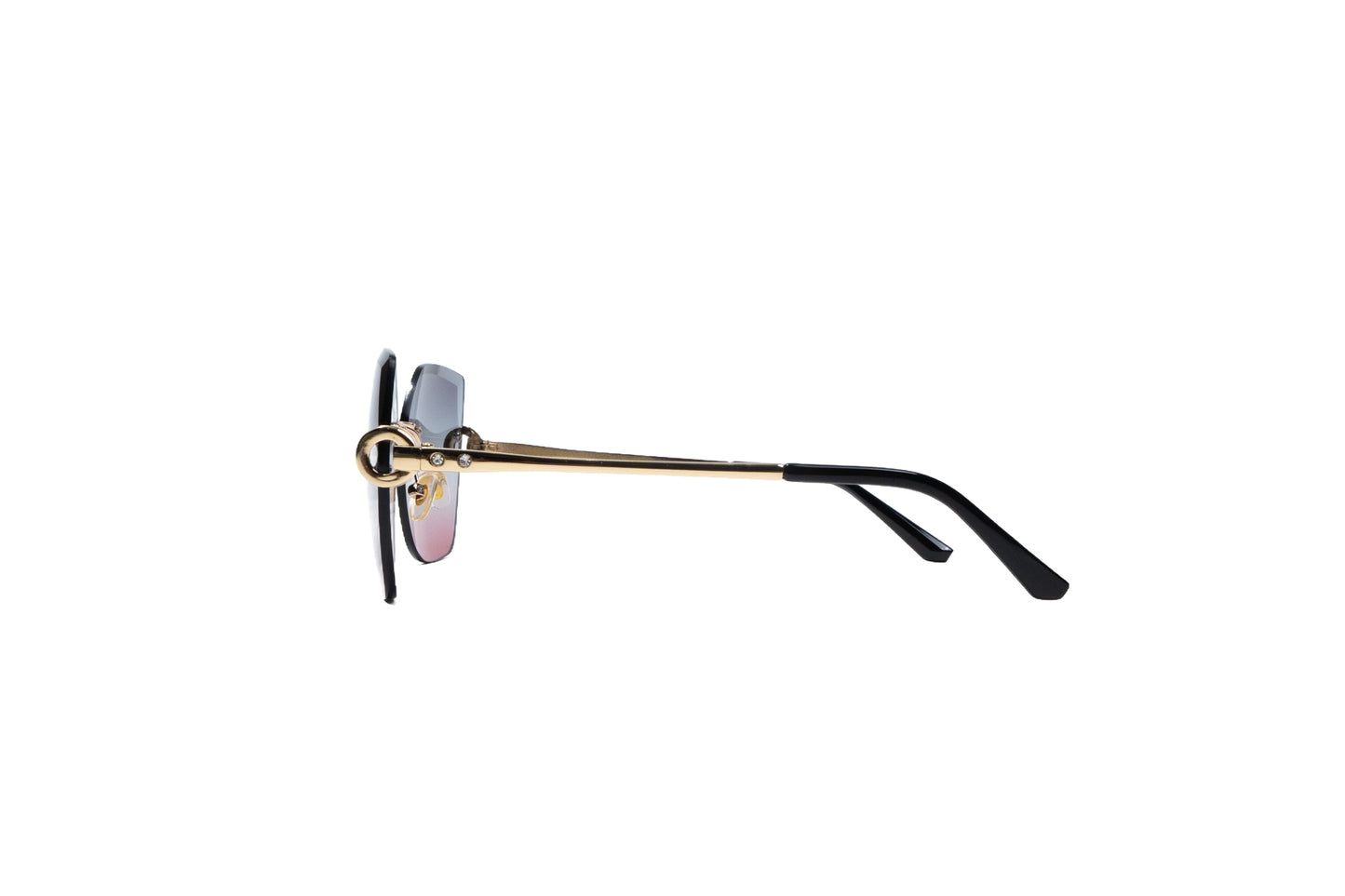 Q37B. Premium Rimless sunglass UV400 Retina protected cooling glass