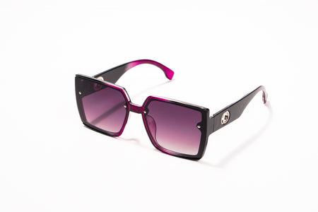 499. Square purple Celebrity UV400 Retina protected cooling glass