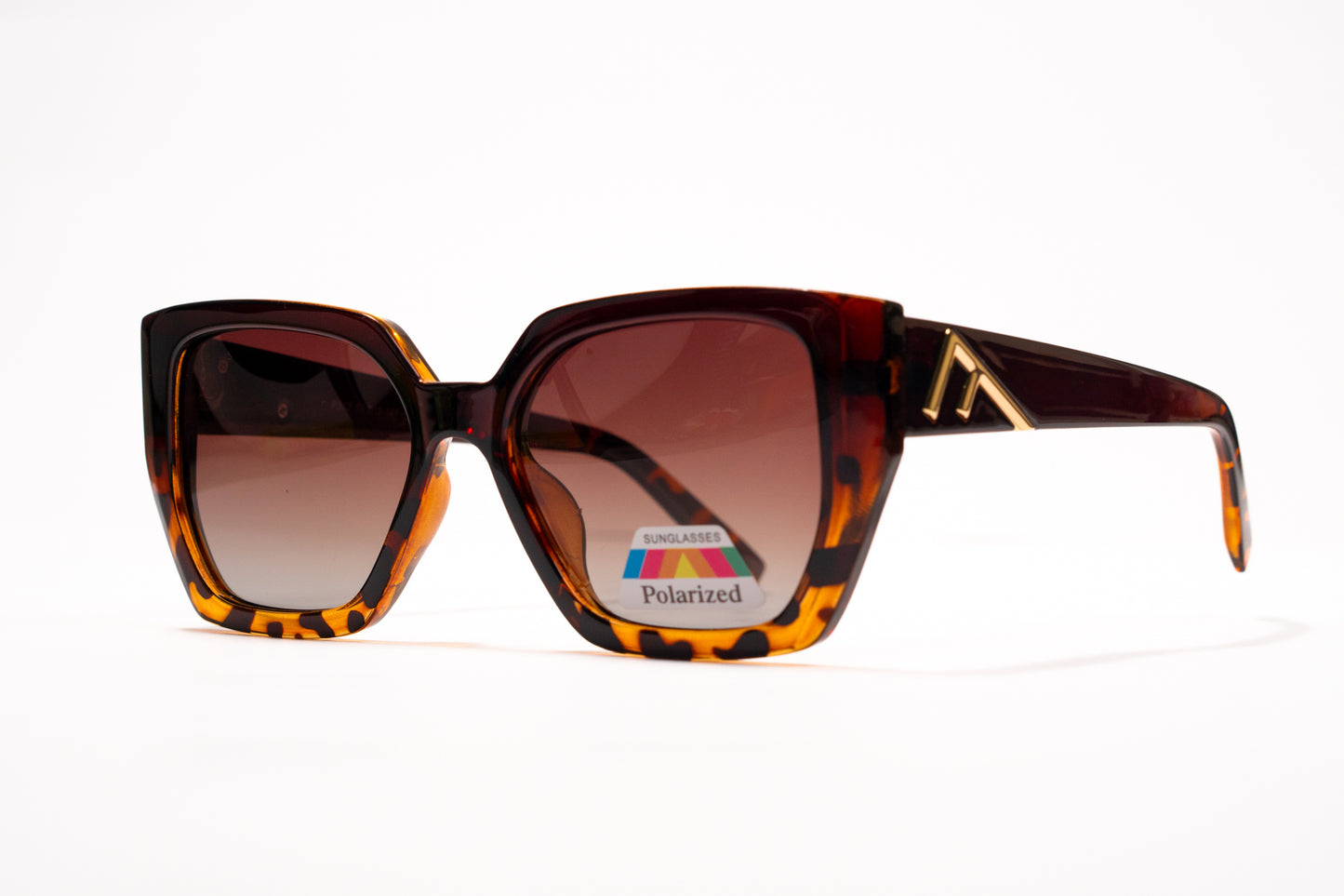 624. Hexagon polarized luxe animal Celebrity UV400 Retina protected cooling glass