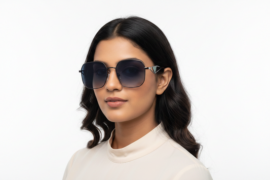 Q131A. Premium metal sunglass UV400 Retina protected cooling glass