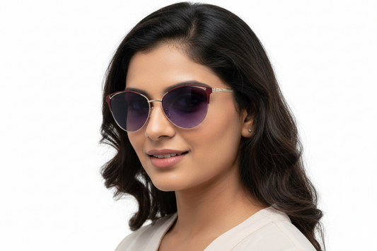 Q272. Exclusive metal sunglass UV400 Retina protected cooling glass