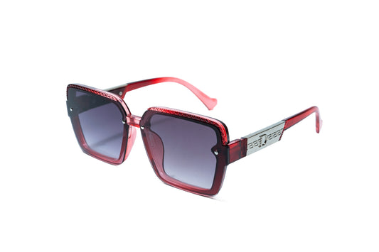 524A.Square Red Celebrity UV400 Retina protected cooling glass