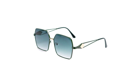 534.Green Metal Luxury celebrity UV400 Retina protected colling glass