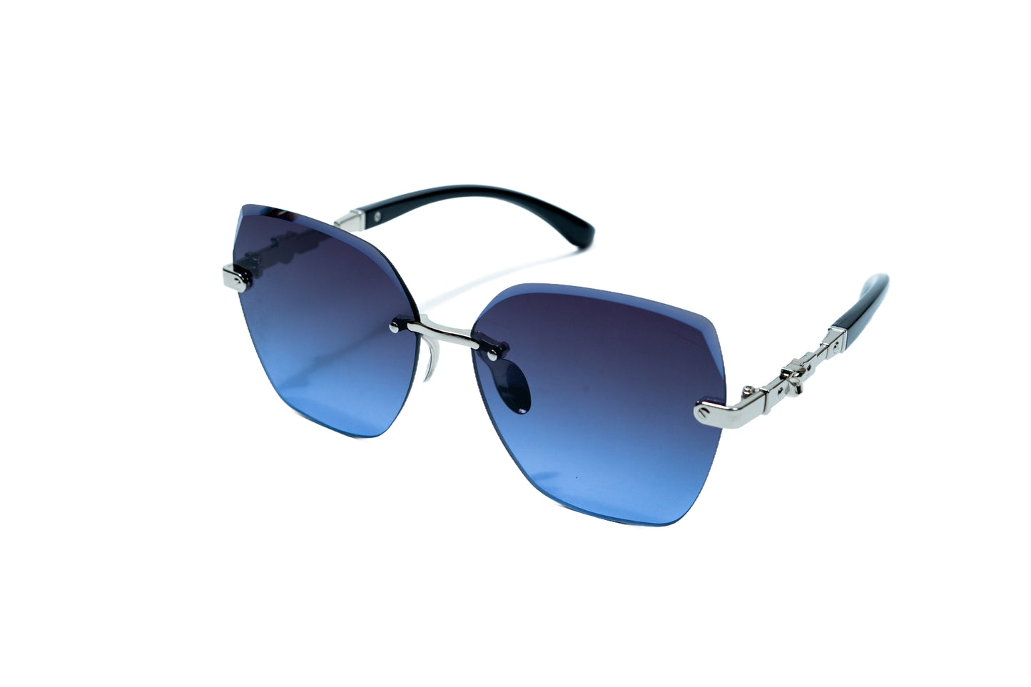 322. Celebrity Rimless diamond cut UV400 Retina protected cooling glass