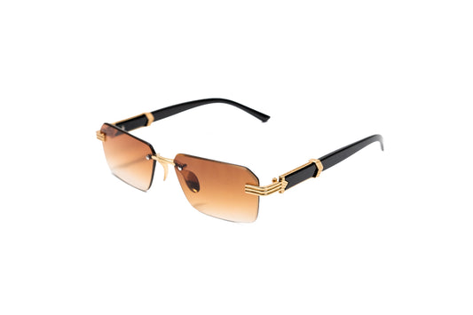 976. Unisex Rimless sunglass UV400 Retina protected cooling glass