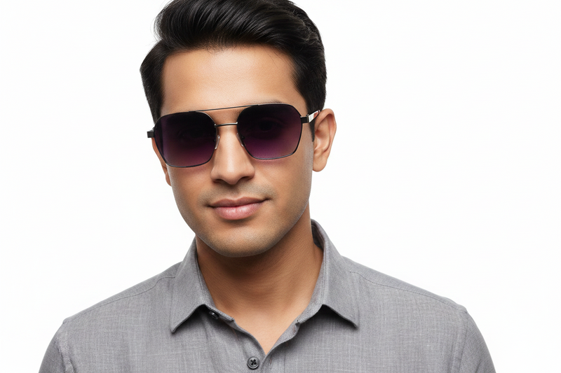 K35b. Men’s Exclusive metal Sunglasses UV400,Retina Protection,Cooling Shield