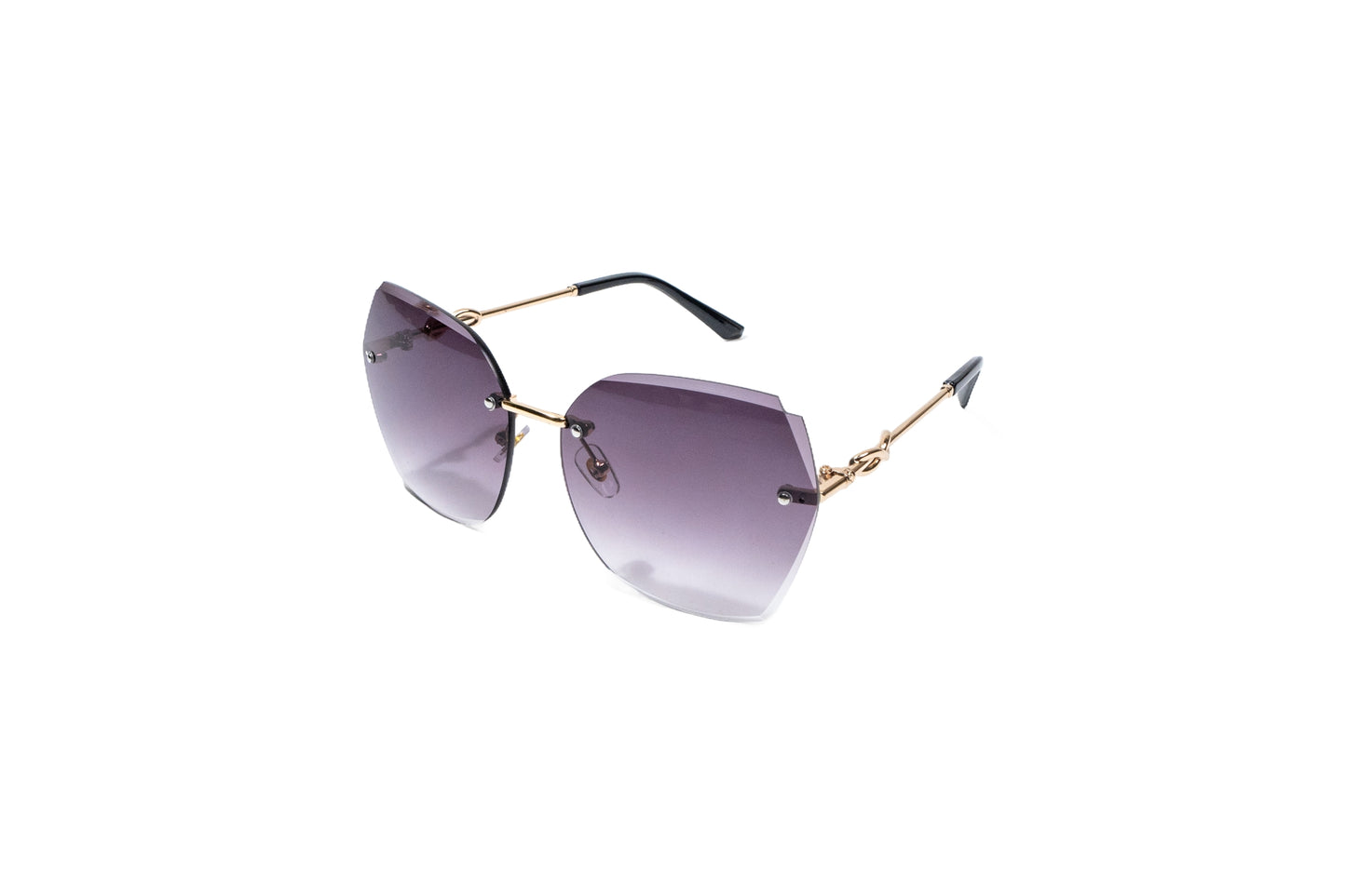 Q133F. Premium Rimless sunglass UV400 Retina protected cooling glass