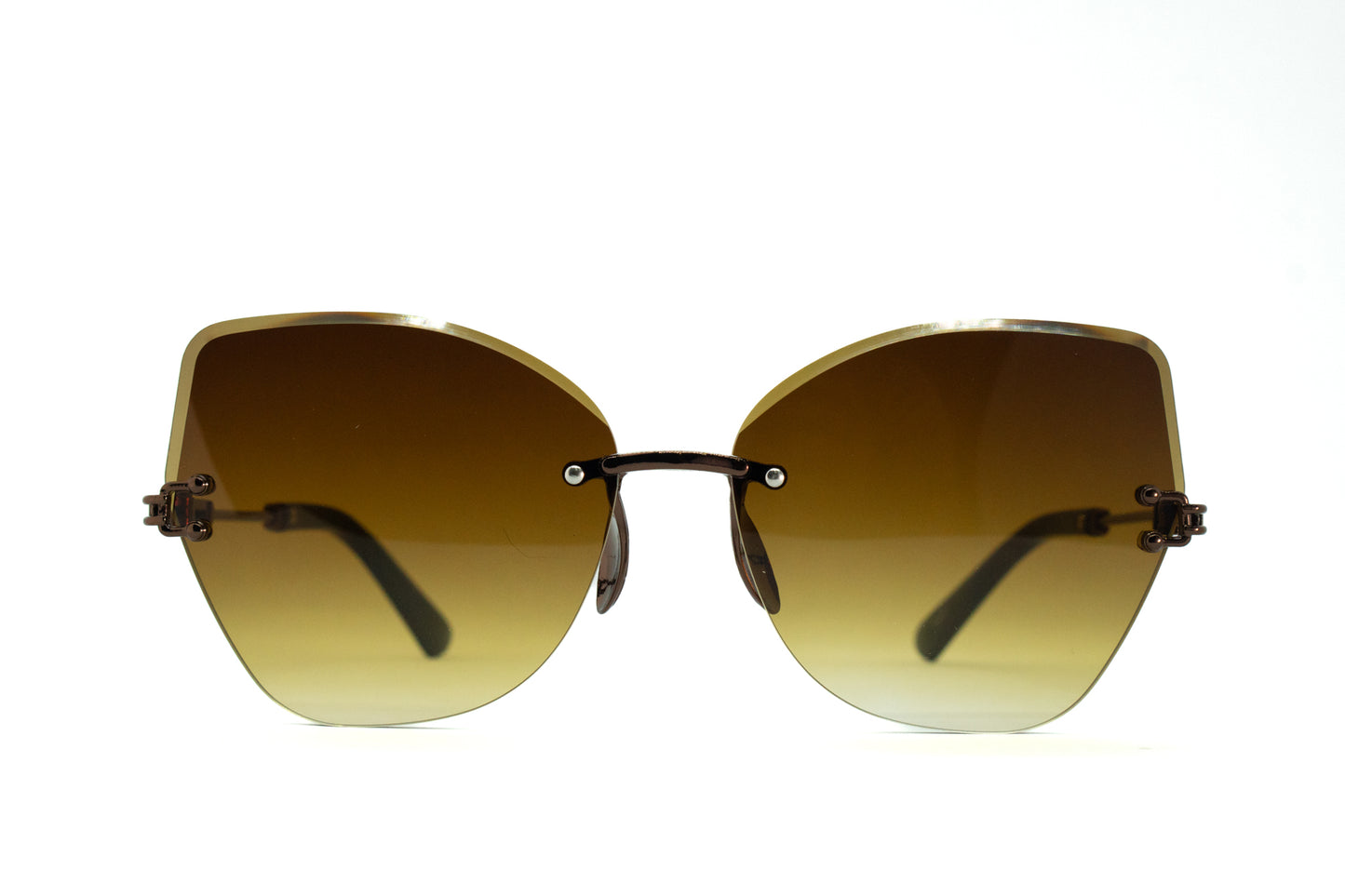 304. Celebrity Rimless diamond cut UV400 Retina protected cooling glass