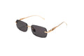 951. Unisex metal Rimless sunglass UV400 Retina protected cooling glass