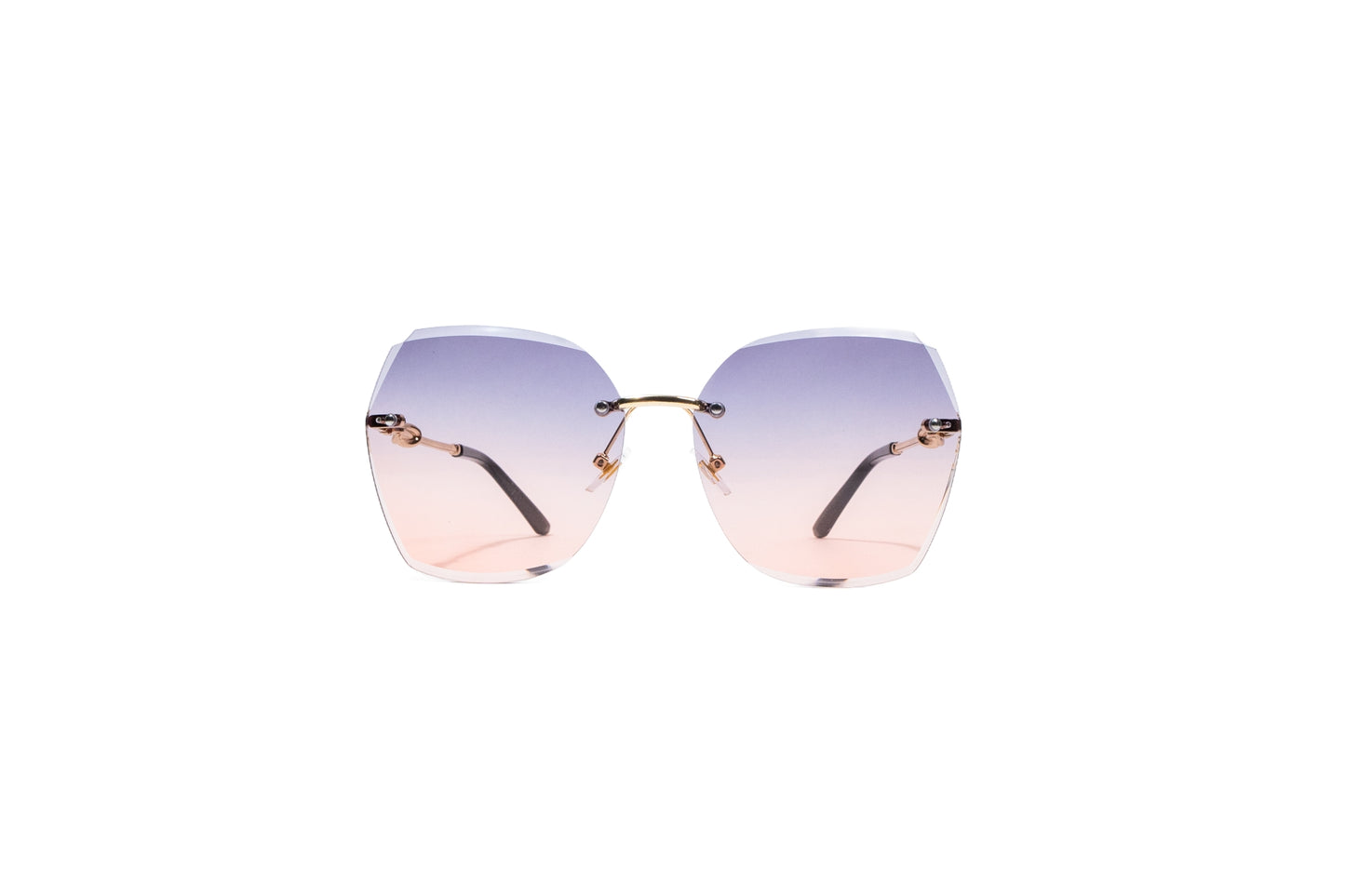 Q133C. Premium Rimless sunglass UV400 Retina protected cooling glass