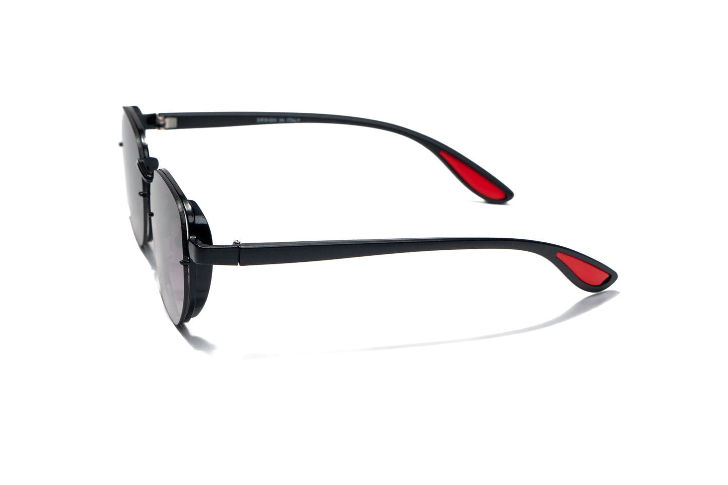 753. Men’s metal rimless Sunglass UV400 Retina protected cooling glass