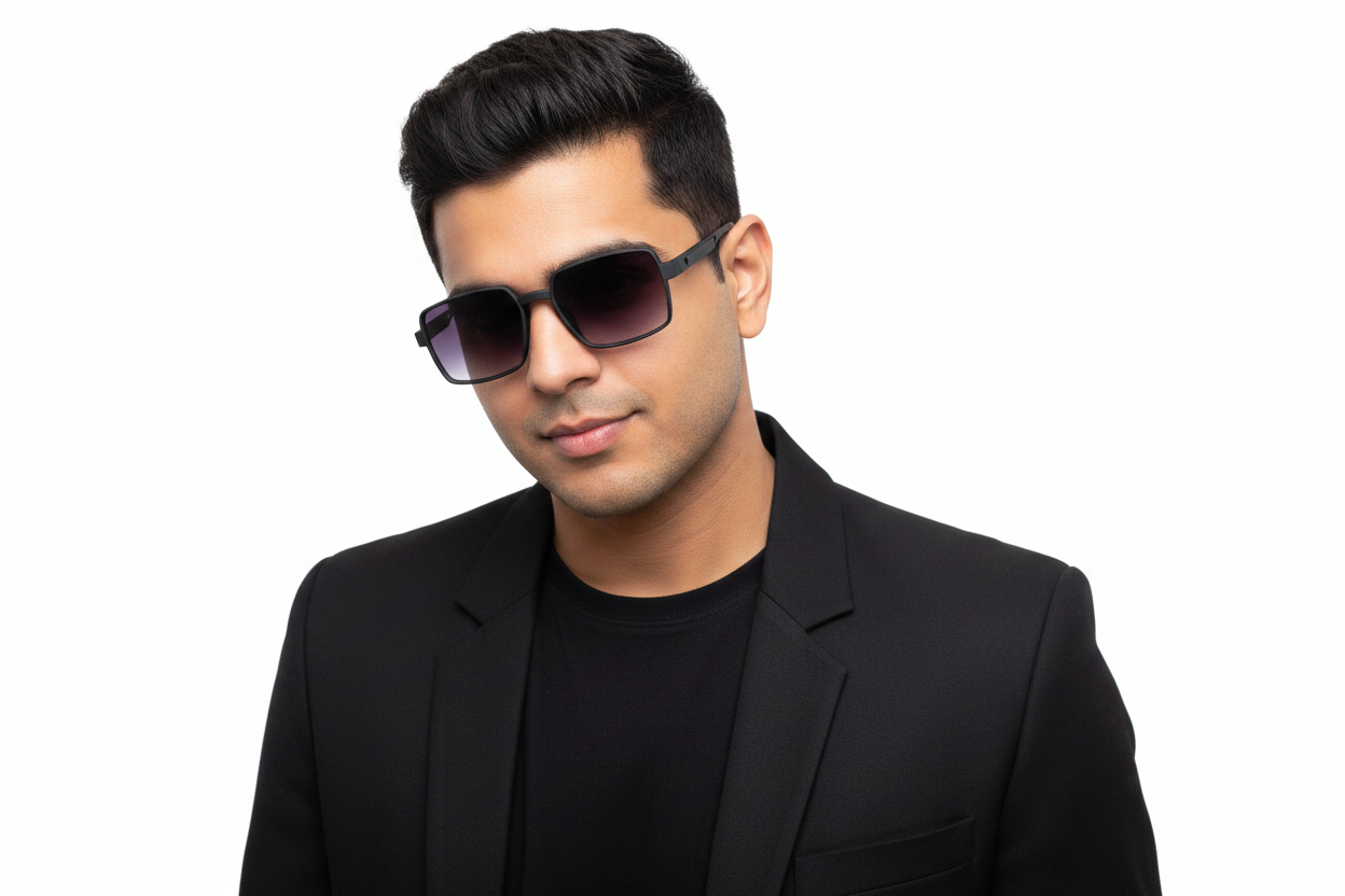K148a. Men’s Celebrity sunglass UV400 Retina protected cooling glass