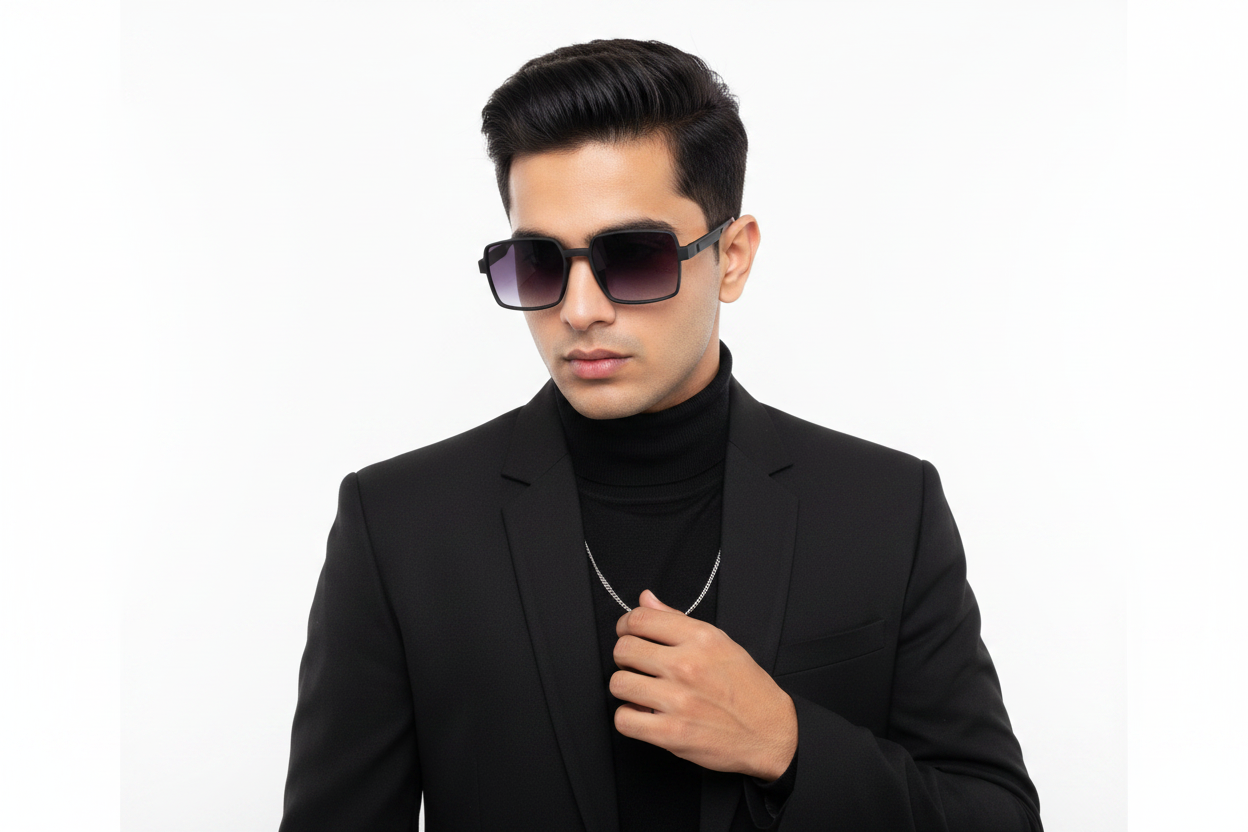 K148a. Men’s Celebrity sunglass UV400 Retina protected cooling glass
