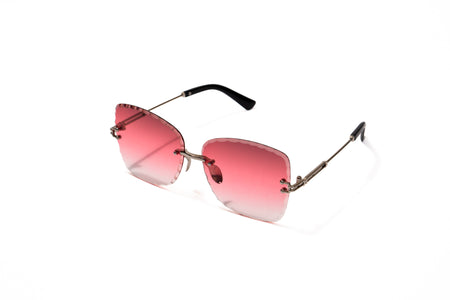 681. Celebrity Rimless diamond cut UV400 Retina protected cooling glass