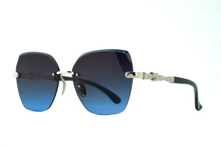 337. Celebrity Rimless diamond cut UV400 Retina protected cooling glass