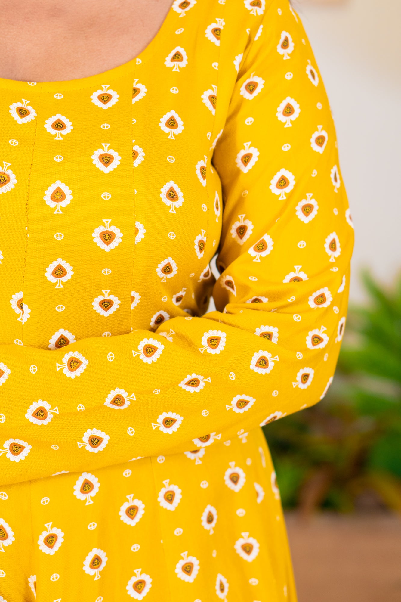 Hyrr Tekka  Gown Yellow