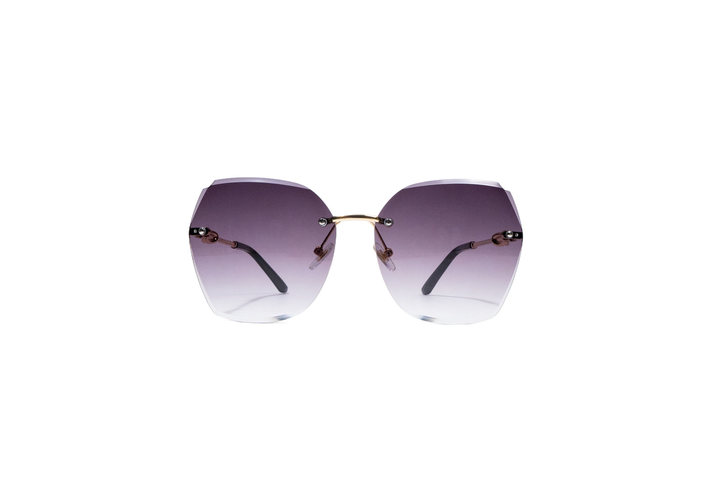 Q133F. Premium Rimless sunglass UV400 Retina protected cooling glass