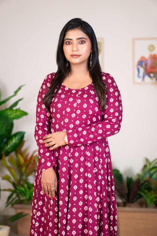 Hyrr Tekka  Gown Purple
