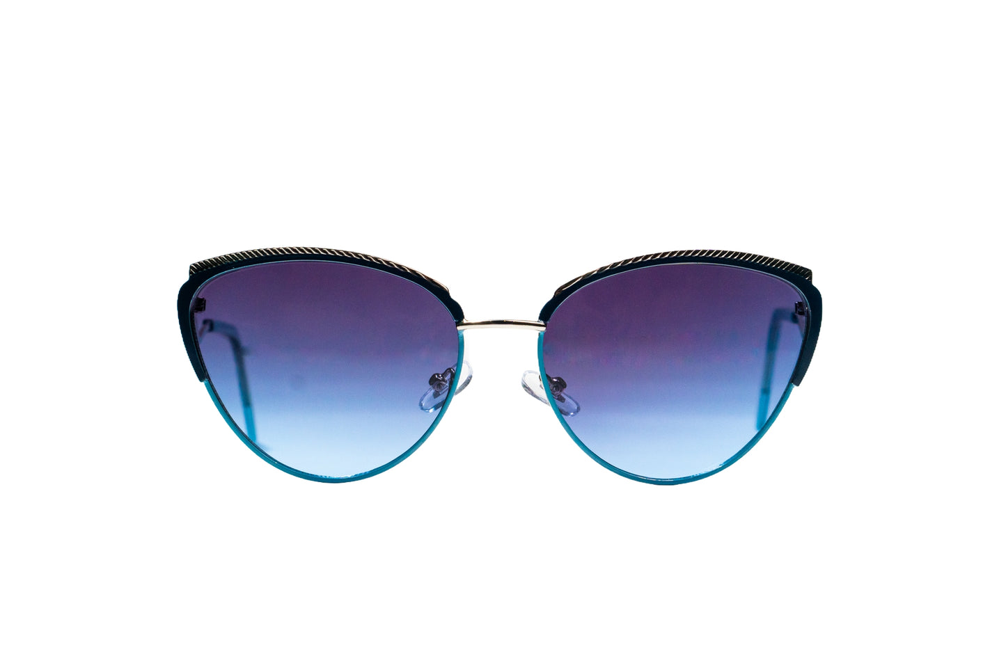 862. Premium lightweight cat eye metal sunglass UV400 Retina protected cooling glass