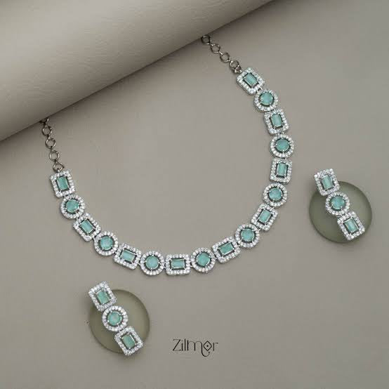 AD stone Gossip collection set necklace with earrings