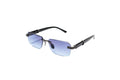 978. Unisex Rimless sunglass UV400 Retina protected cooling glass