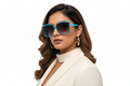 Q231C. Celebrity stylish sunglasses UV400 Retina protected cooling glass