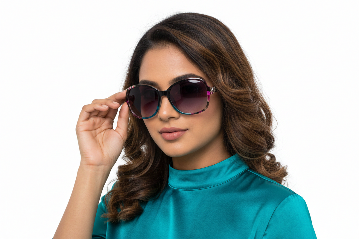 Q100D. Celebrity stylish sunglasses UV400 Retina protected cooling glass