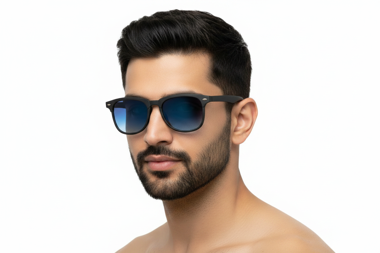 K96D. Men’s wayfarer Celebrity sunglass UV400 Retina protected cooling glass