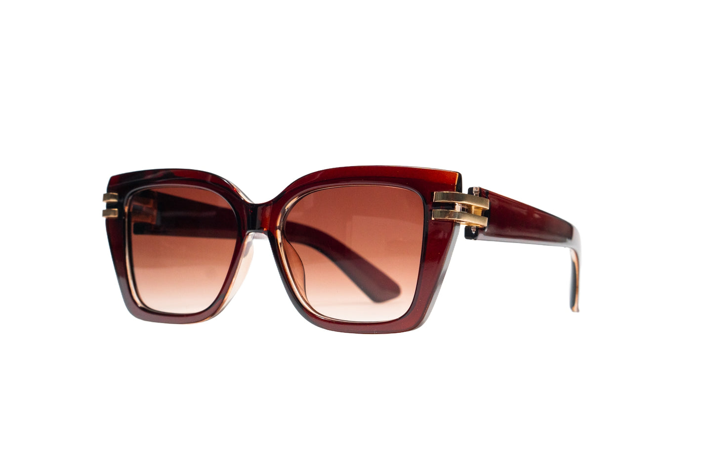 876. premium square Bossy brown UV400 Retina protected cooling glass