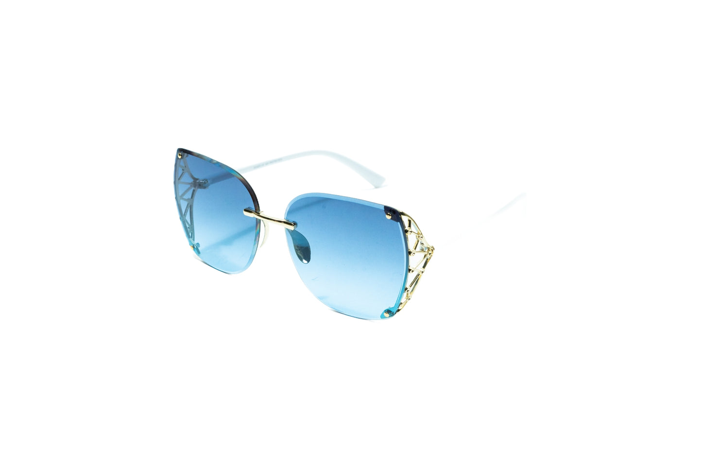 Q253. Premium rimless sunglass UV400 Retina protected cooling glass