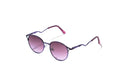 834. Premium lightweight round metal sunglass UV400 Retina protected cooling glass