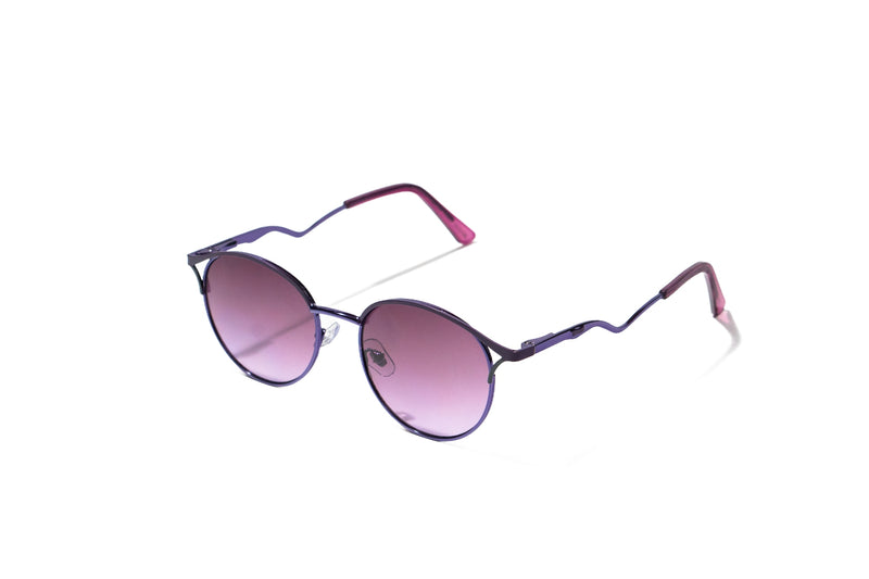 834. Premium lightweight round metal sunglass UV400 Retina protected cooling glass