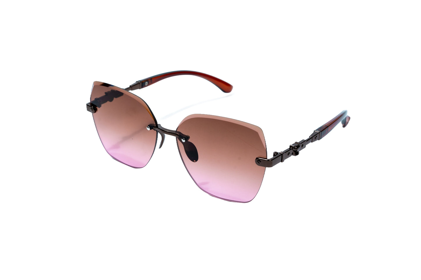 321. Celebrity Rimless diamond cut UV400 Retina protected cooling glass