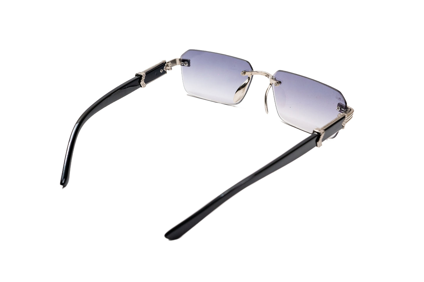 980. Unisex Rimless sunglass UV400 Retina protected cooling glass