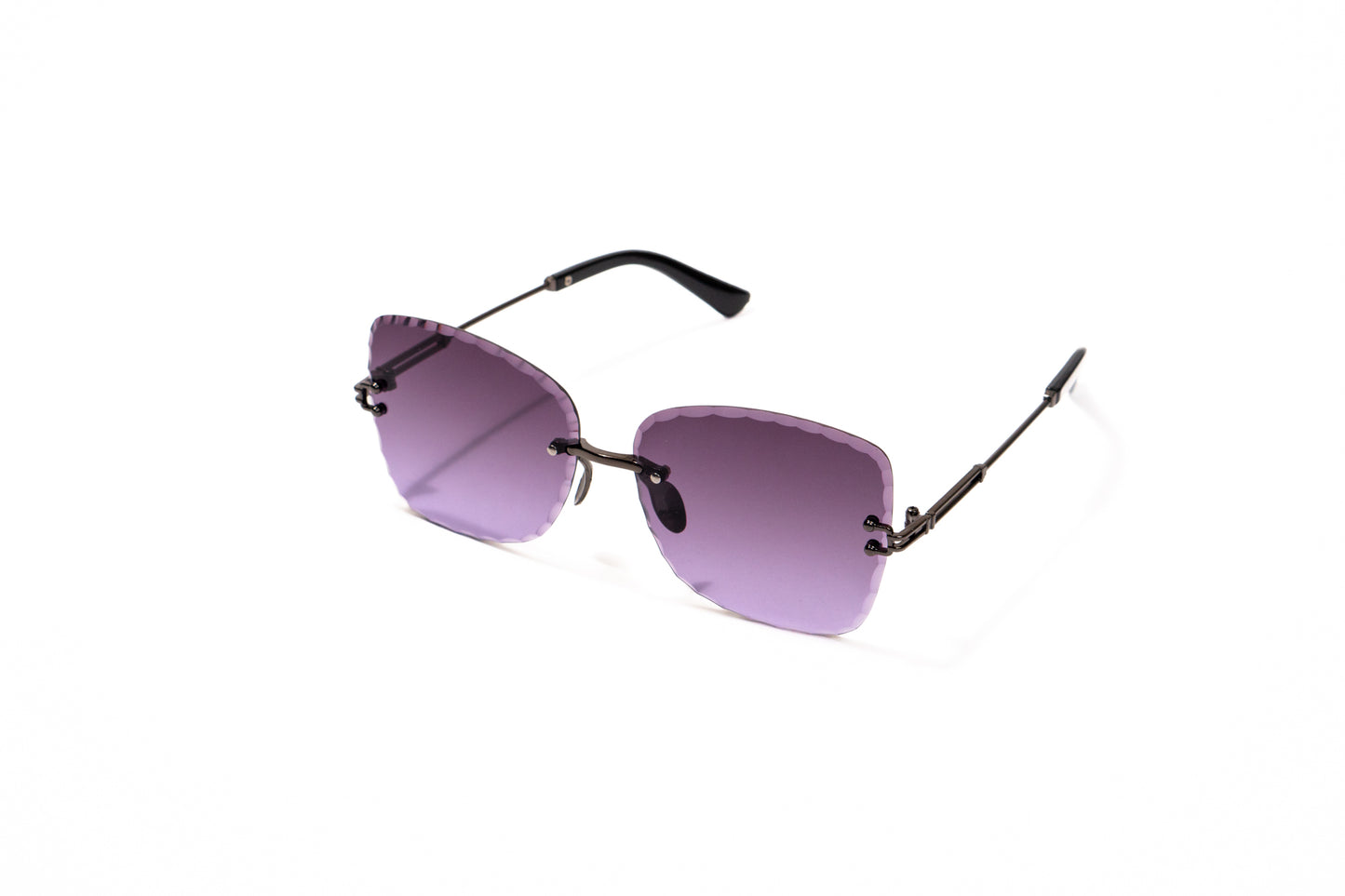 679. Celebrity Rimless diamond cut UV400 Retina protected cooling glass