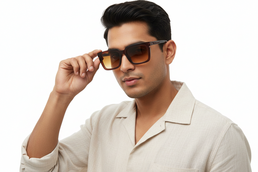 K27f. Men’s Celebrity sunglass UV400 Retina protected cooling glass