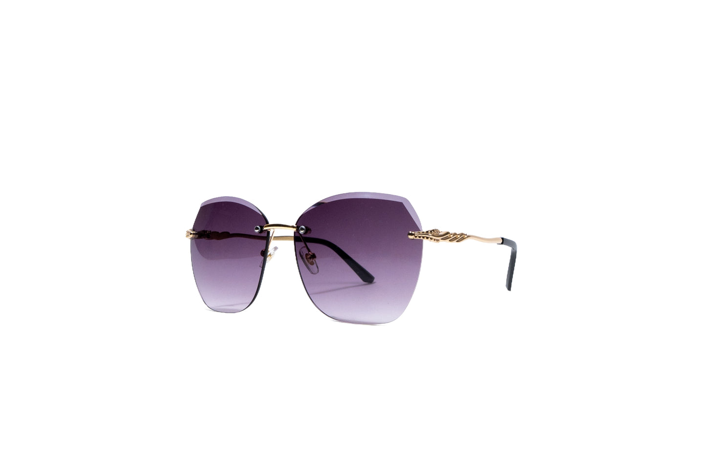 Q38A. Premium Rimless sunglass UV400 Retina protected cooling glass