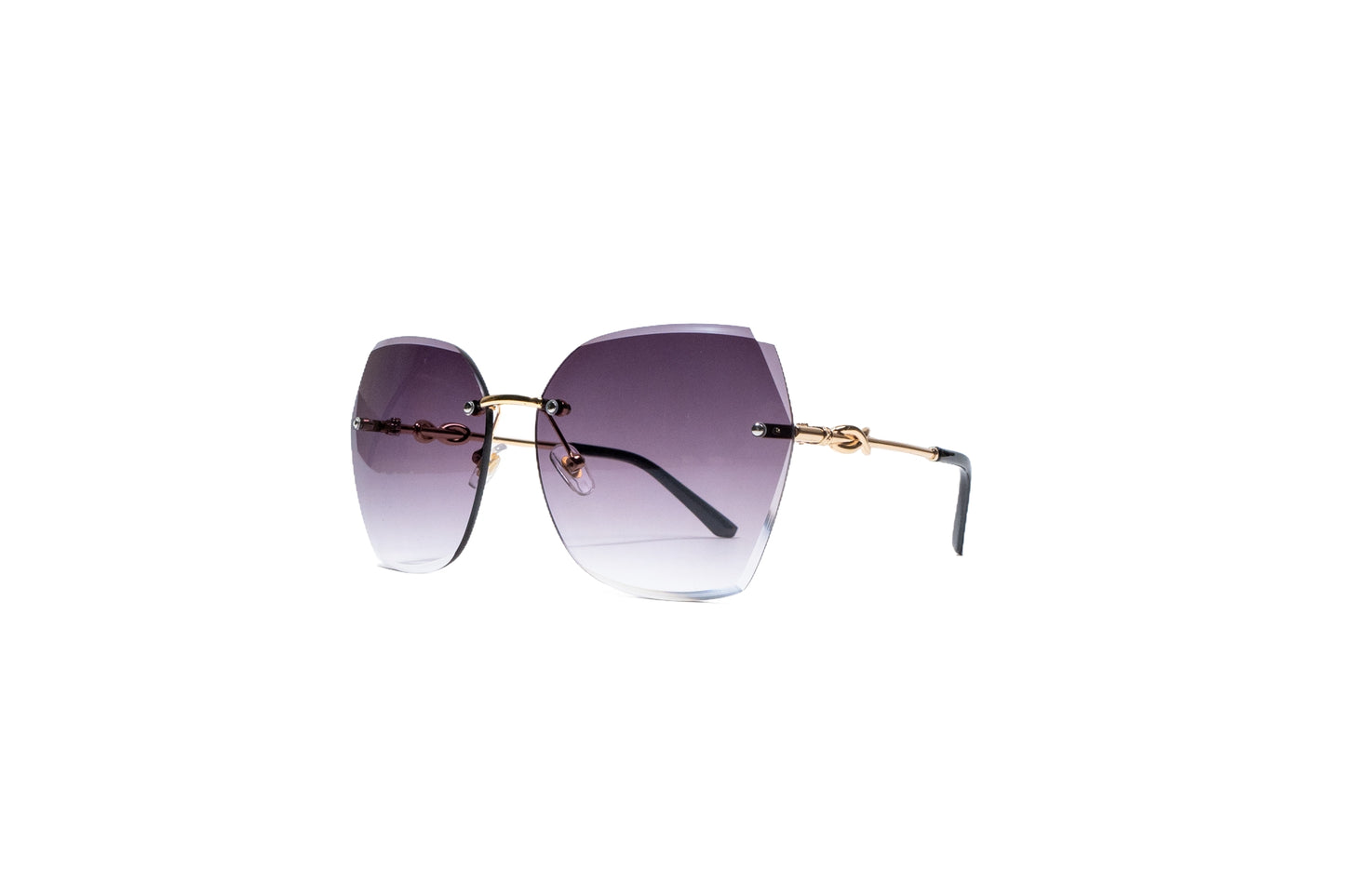 Q133F. Premium Rimless sunglass UV400 Retina protected cooling glass