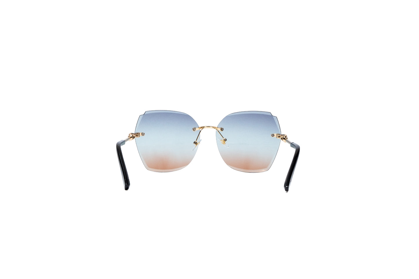 Q133B. Premium Rimless sunglass UV400 Retina protected cooling glass