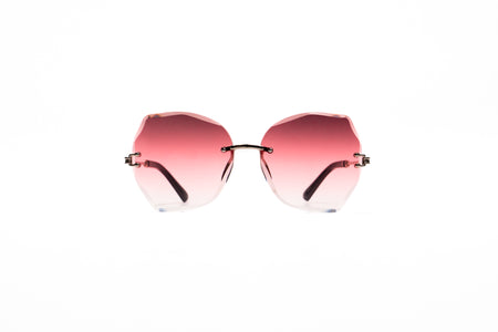 692. Celebrity Rimless diamond cut UV400 Retina protected cooling glass