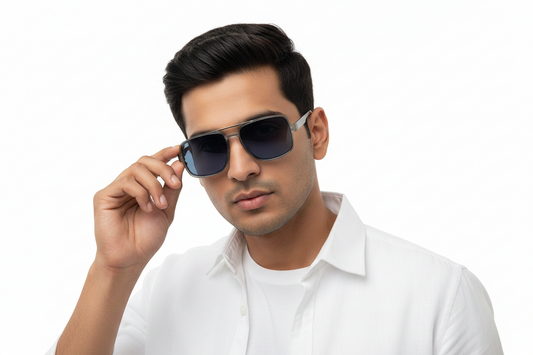 K142b. Men’s Celebrity sunglass UV400 Retina protected cooling glass