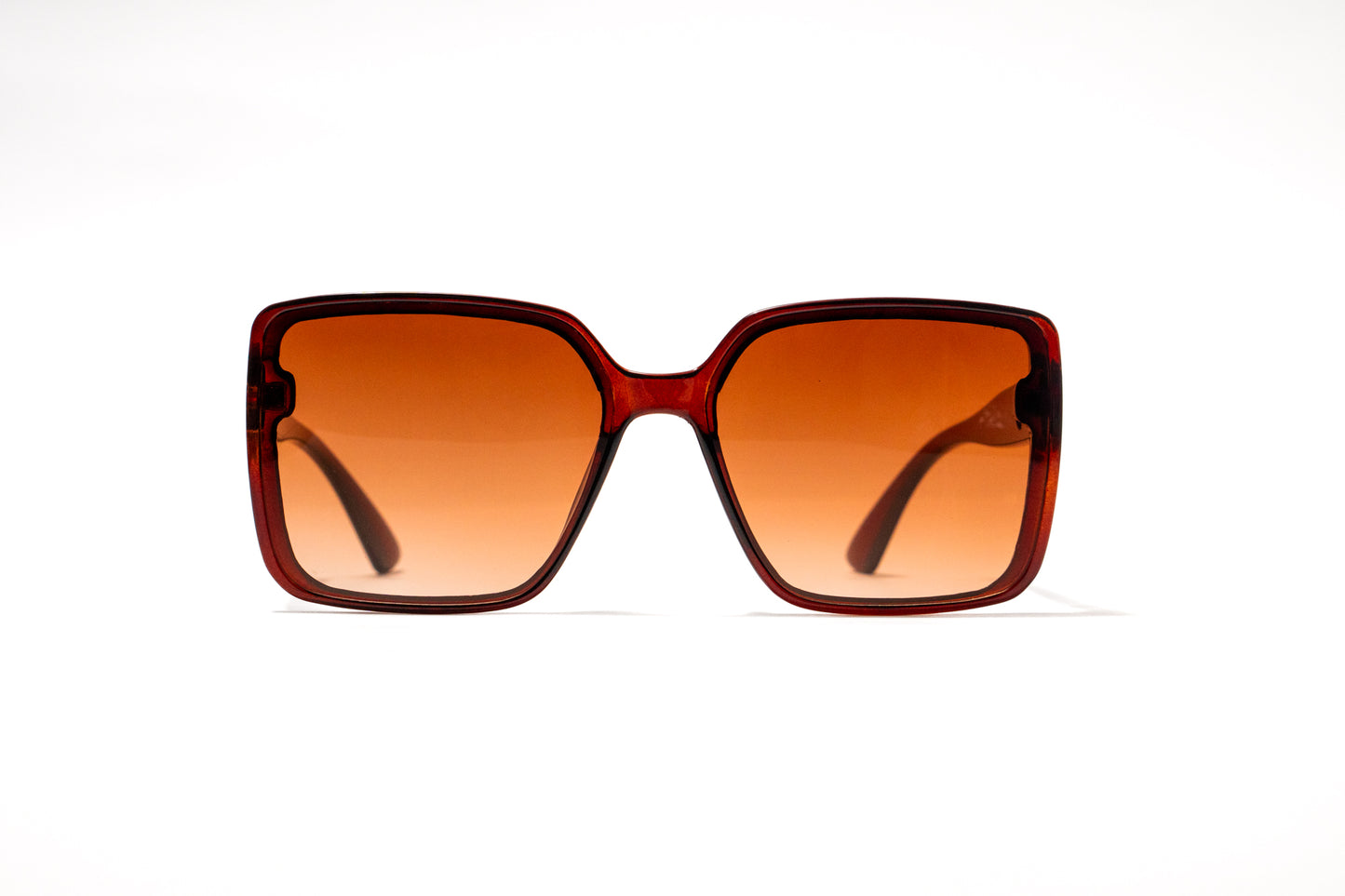 576.Square Primium brown Celebrity UV400 Retina protected cooling glass