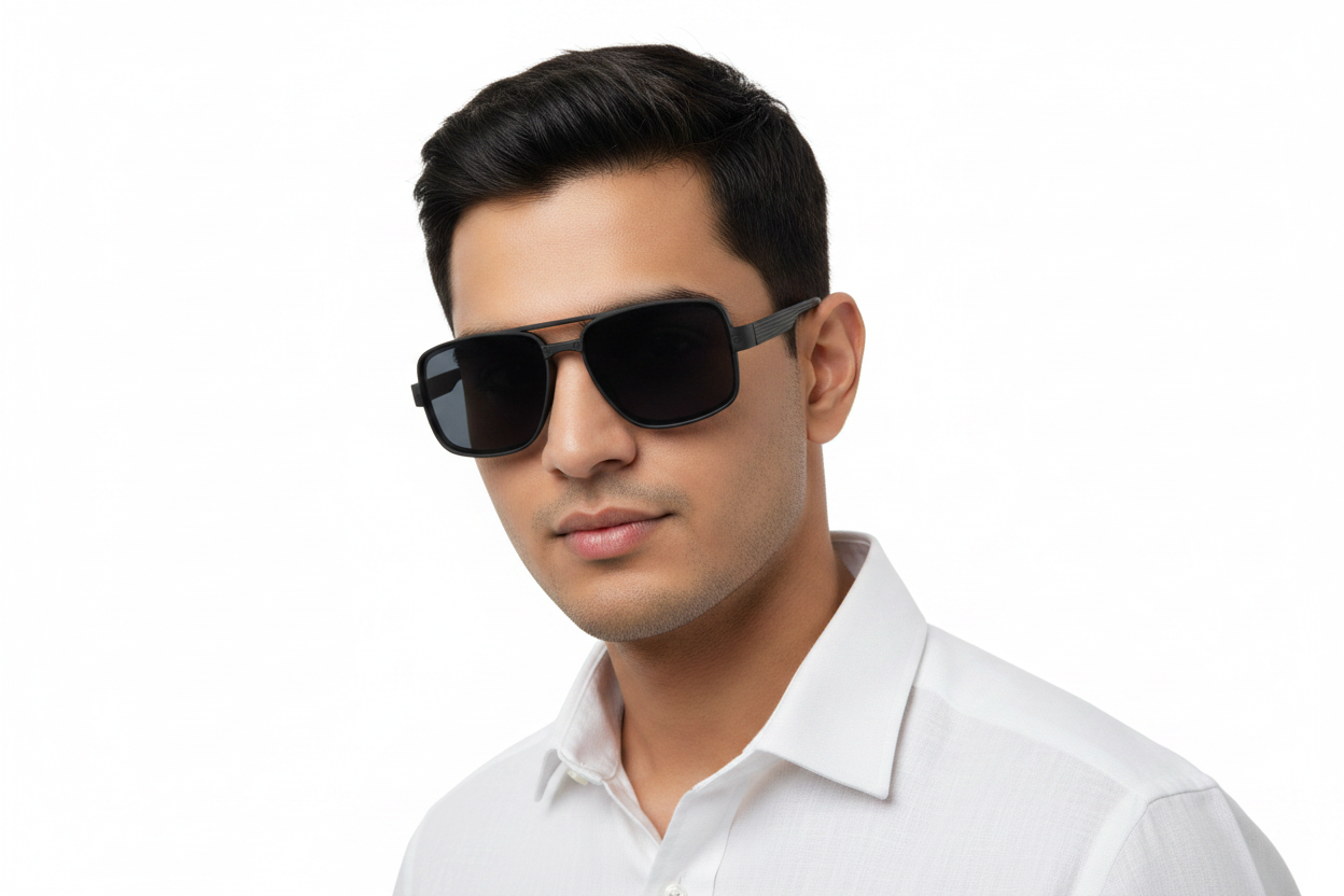 K142e. Men’s Celebrity sunglass UV400 Retina protected cooling glass