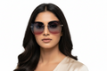 Q133E. Premium Rimless sunglass UV400 Retina protected cooling glass