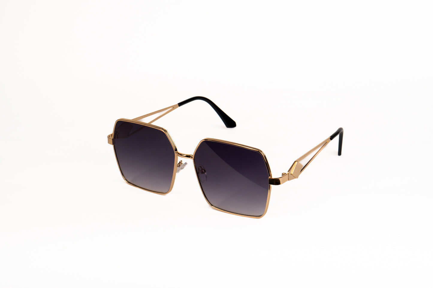 533.Black gold  Metal Luxury celebrity UV400 Retina protected colling glass